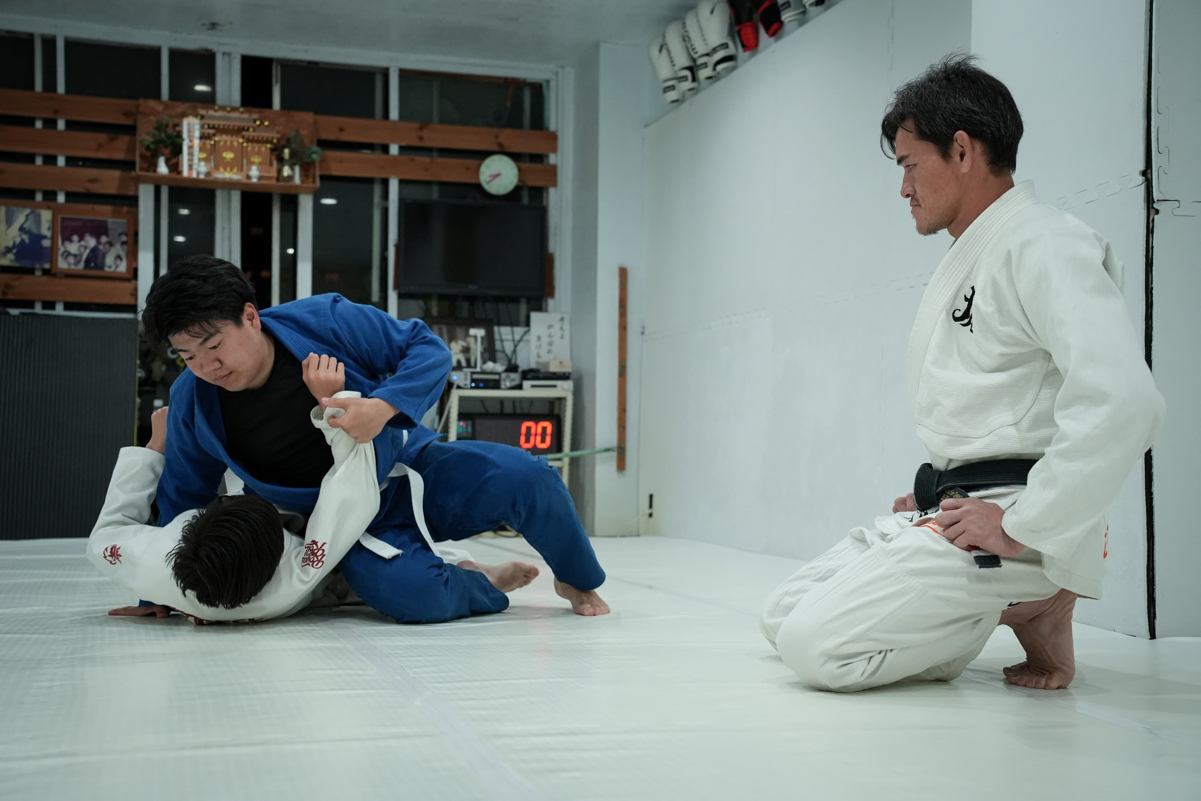 ブラジリアン柔術：講師の指導の様子