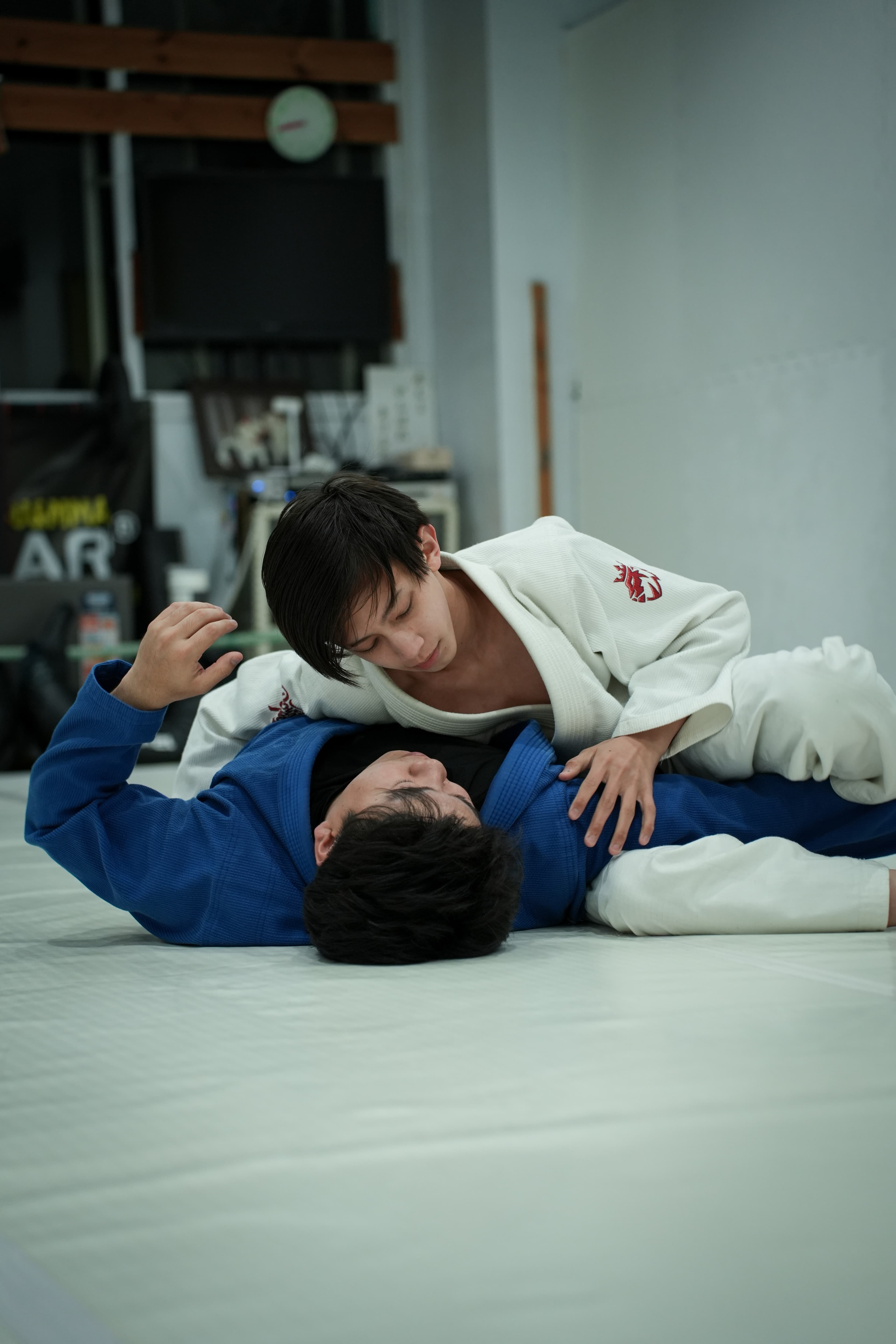 柔術クラスの練習風景