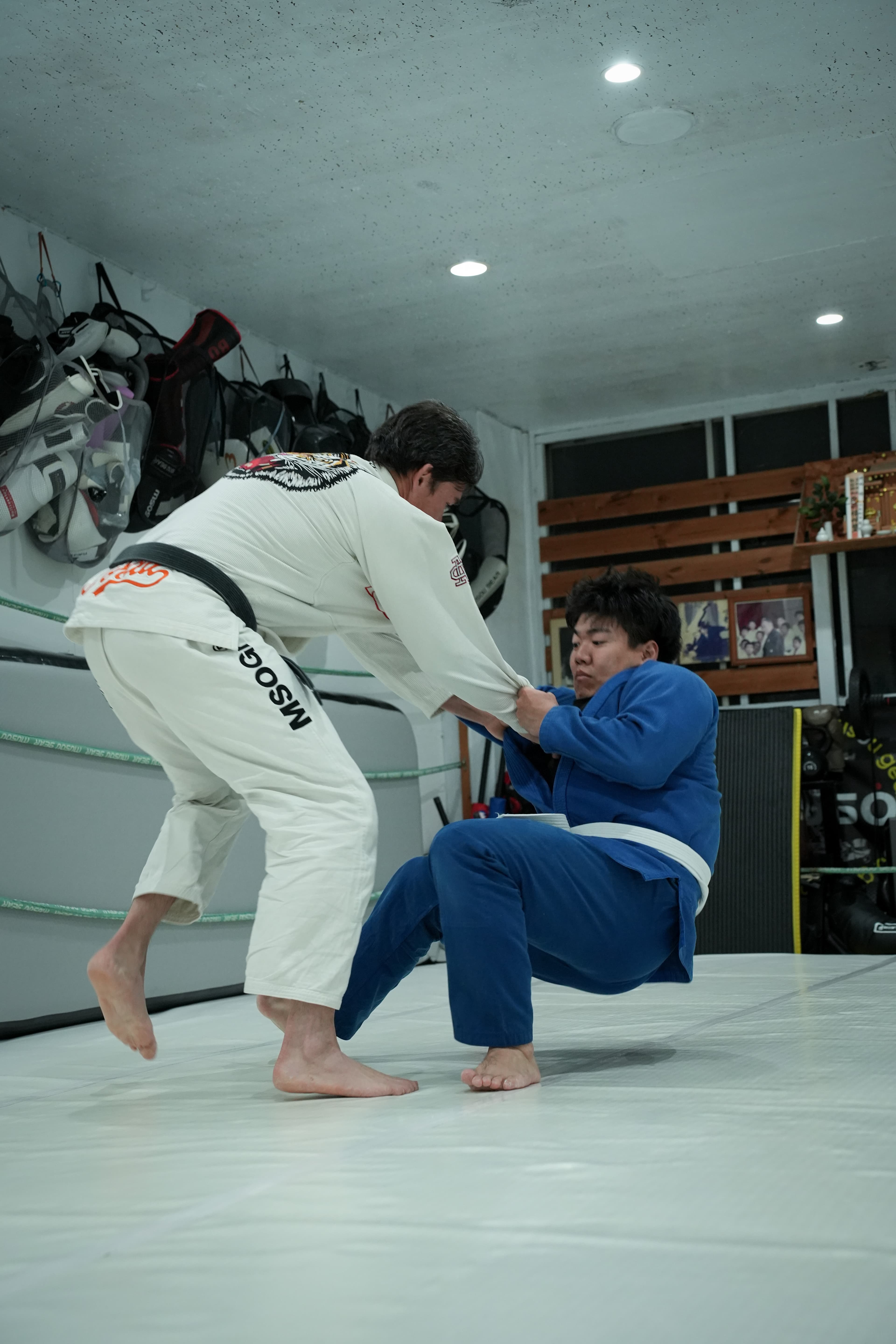 受け身とポジションの稽古