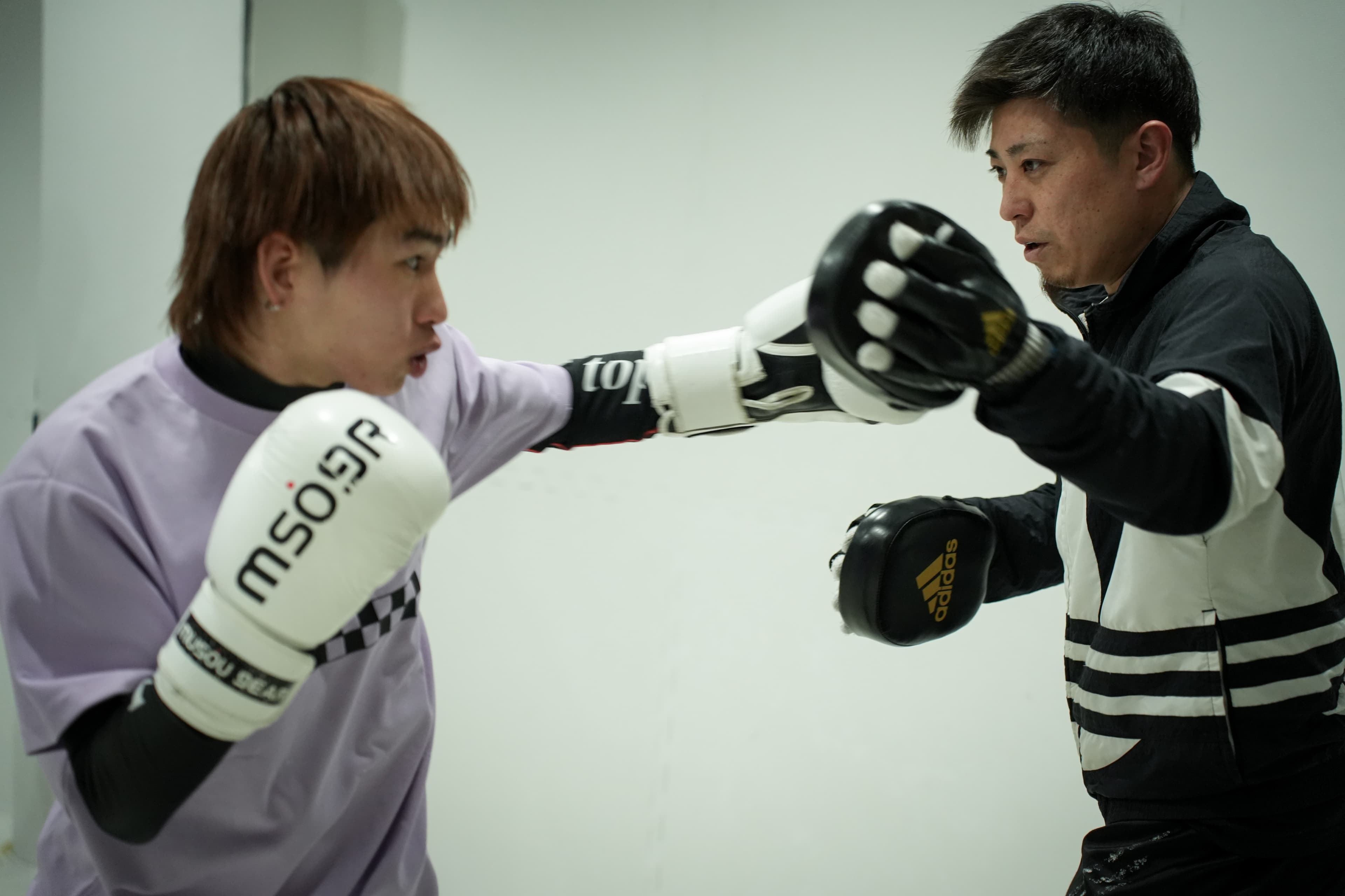 サンドバッグを使った練習