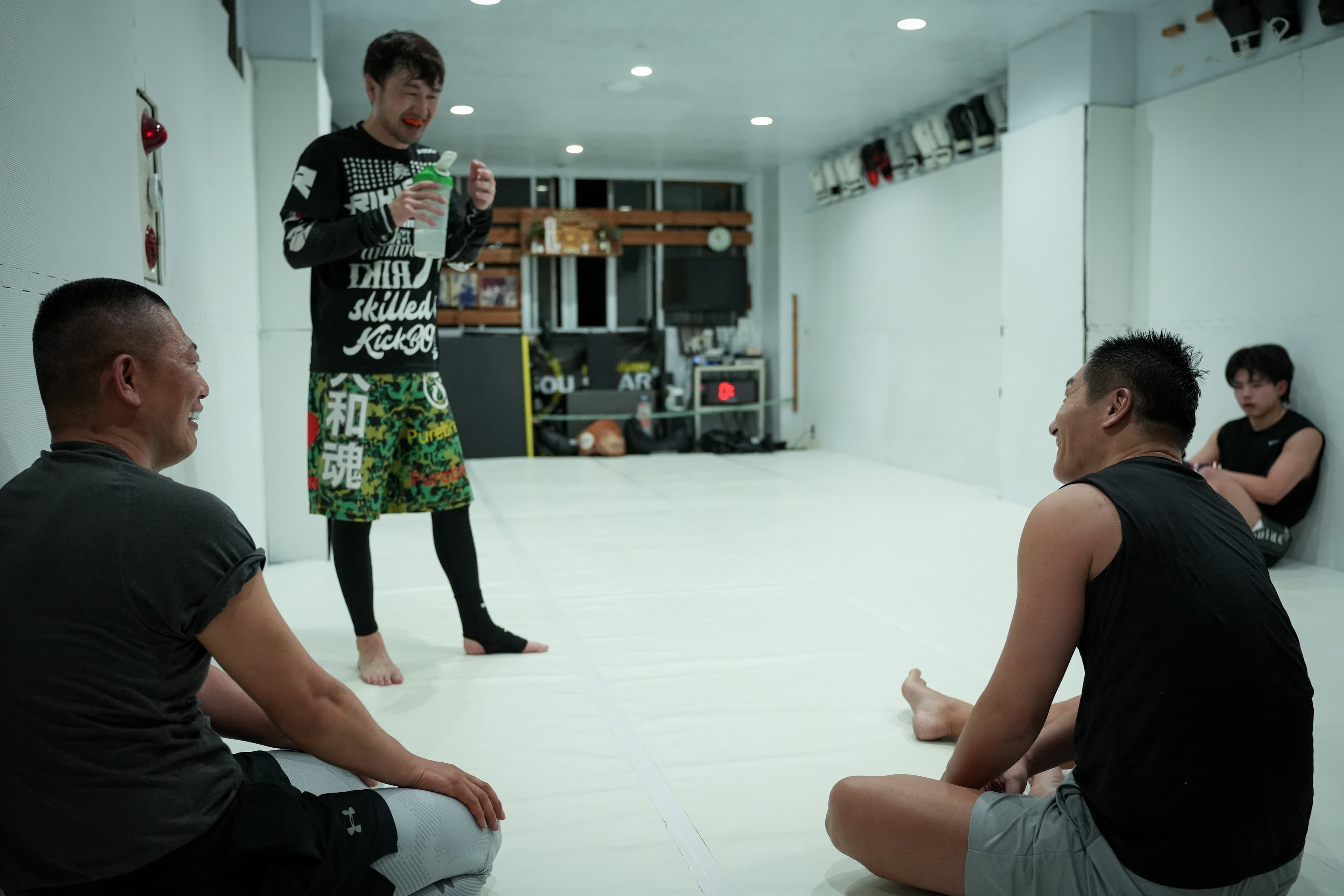 打撃と組みのコンビネーション